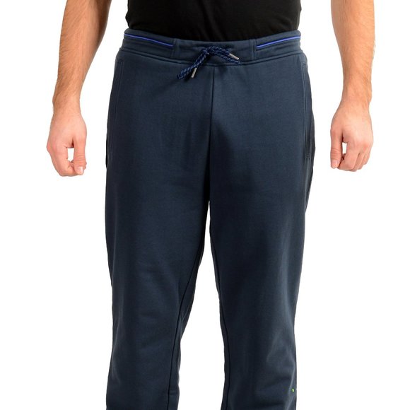 Hugo Boss Men's "Haiko" Blue Track Sweat Active Casual Pants US 2XL IT 56 - Picture 1 of 6